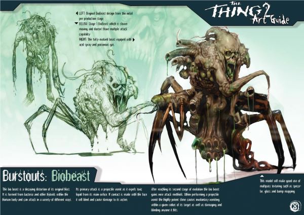 Жуткие концепт-арты отмененного сиквела видеоигры The Thing
