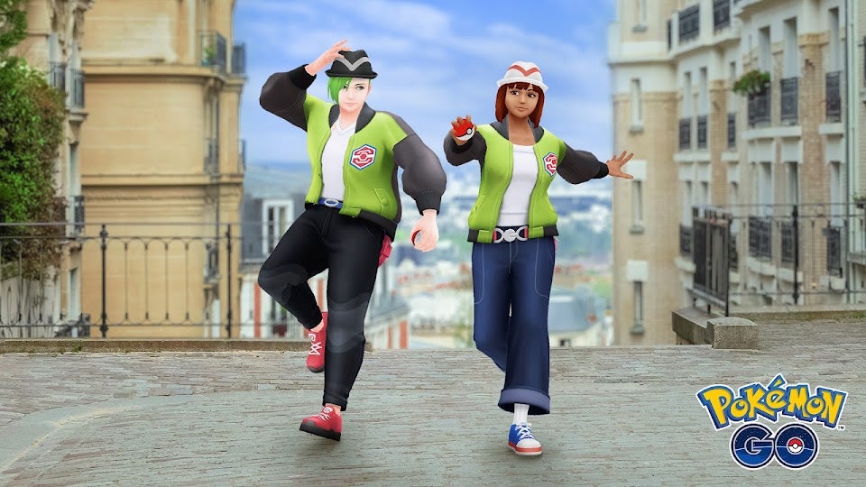 Аватары в Pokémon Go в одежде, тематической для Pokémon Legends: Z-A.